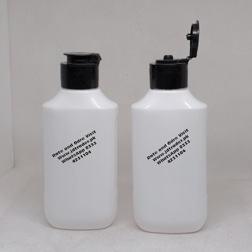 120ML PP RANDOM MILKY BOTTLE WITH BLACK FLIP CAP