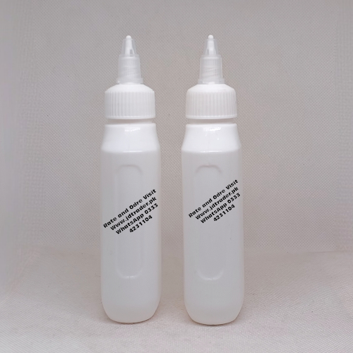 120ML PP RANDOM MILKY BOTTLE WITH WHITE NOZZLE CAP