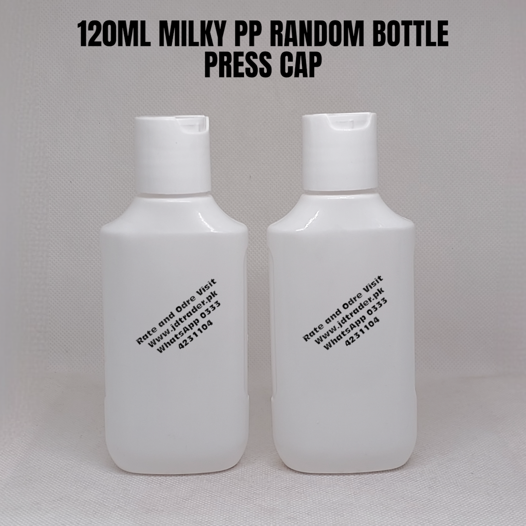 120ML PP RANDOM MILKY BOTTLE WITH MILKY PRESS CAP