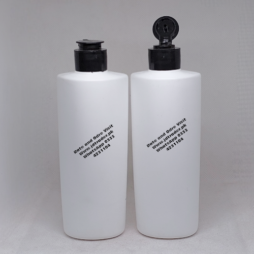200ML MILKY BOTTLE WITH BLACK FLIP CAP