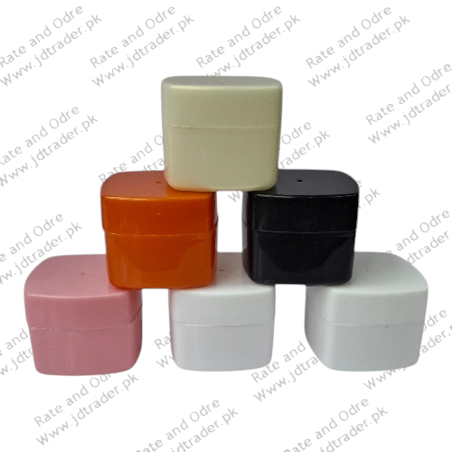 CREAM JAR 50 GM SQR RZW PLASTIC