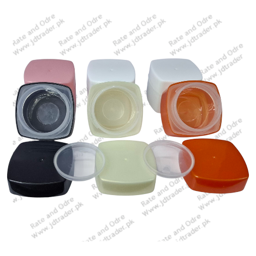 CREAM JAR 50 GM SQR RZW PLASTIC