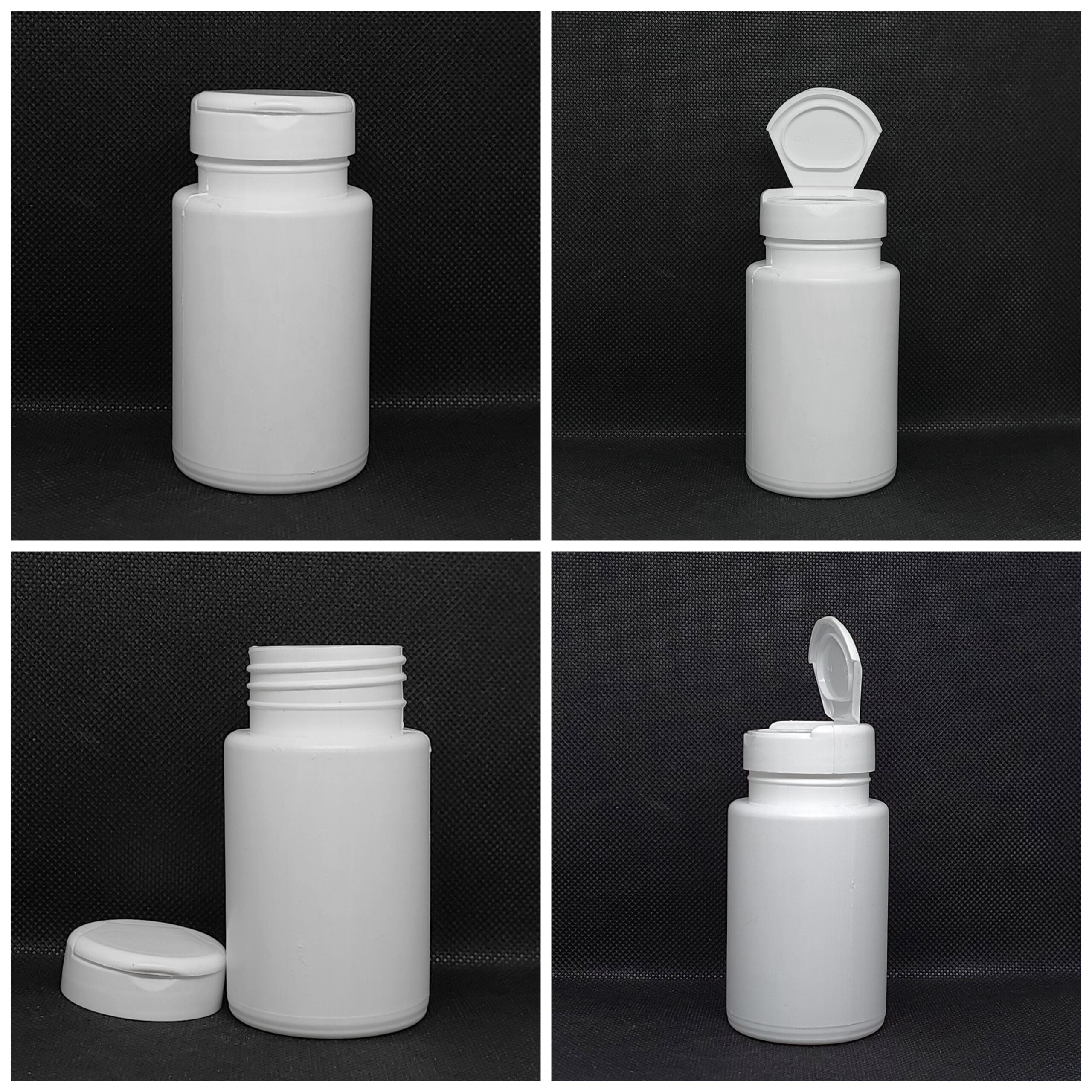 FLIP CAP HTC 07 PHARMA JAR PLASTIC