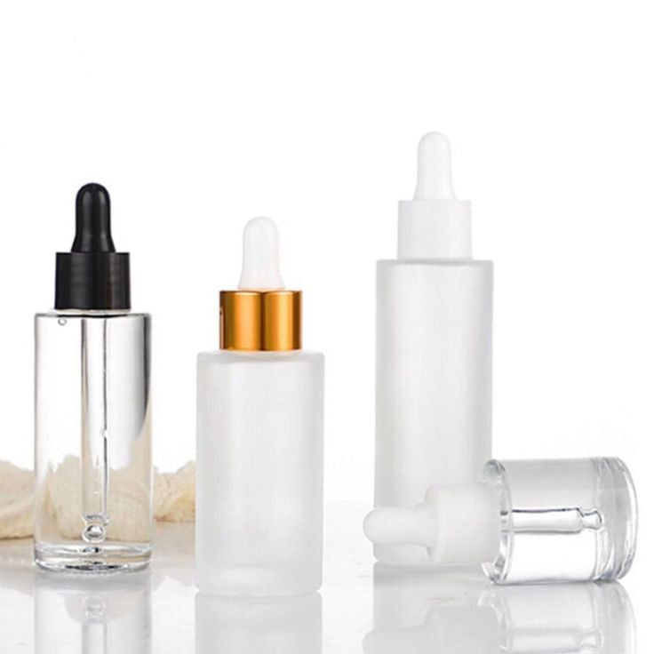 GLASS Serum  BOTTAL AL SIZE ABS Cap 30 Ml frosted